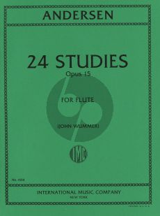 Andersen 24 Studies Op.15 for Flute (Edited by John Wummer)