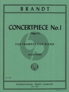 Brandt Concertpiece No.1 F-Minor Op.11 Trumpet [Bb] and Piano (Roger Voisin)