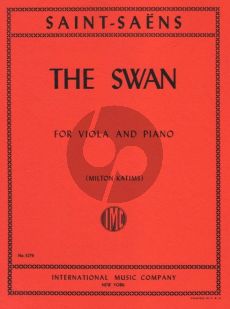 Saint-Saens The Swan viola-piano