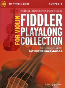 Huws Jones Fiddler Playalong Collection Vol.1 Violin-Piano with Audio Online (Traditional fiddle music from around the world)