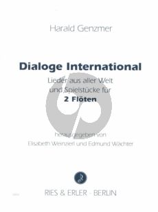 Genzmer Dialoge International GeWV 304 2 Flöten (Spielpartitur) (Weinzierl-Wächter)