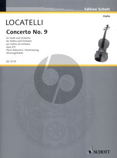 Locatelli Concerto G-major Op.3 No.9 (L'Arte del Violino) edition for Violin and Piano (Edite by A. Dunning and R. Kubik)