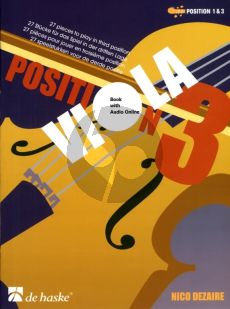 Dezaire Viola Position 3 (Altviool) - Book with Audio Online (Position 1-3)