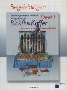 Hellbach-Nicolai Blokfluitkoffer Vol.1 alleen Pianobegeleiding (Methode voor Sopraanblokfluit)