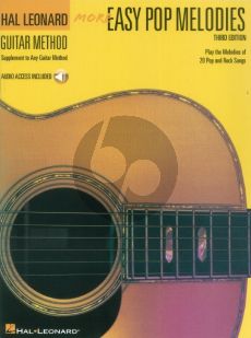 More Easy Pop Melodies for Guitar (Book with Audio online)
