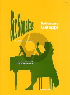 Galuppi 6 Sonatas for Harpsichord (Edith Woodcock)