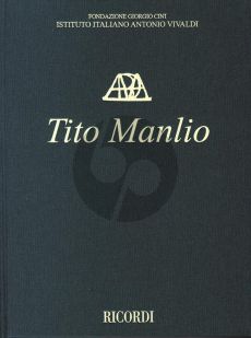 Vivaldi Tito Manlio RV 738 Full Score (2 Vols.) (edited by Alexander Borin) (Critical Edition)