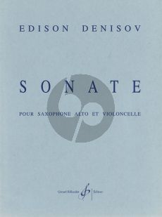 Denisov Sonate Saxophone Alto - Violoncelle
