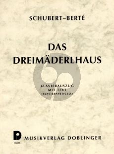 Schubert Das Dreimaderlhaus Klavierauszug (Heinrich Berte)