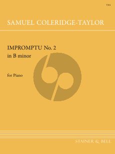 Coleridge-Taylor Impromptu No. 2 in B-minor Piano solo