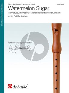 Styles Watermelon Sugar for Recorder Quartet (SATB) (arr. Ralf Bienioschek)