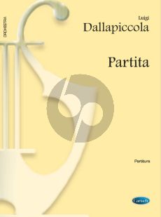 Dallapiccola Partita for Orchestra Score