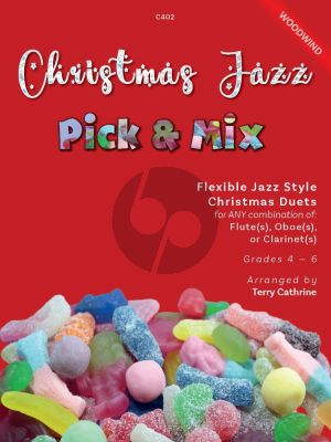 Cathrine Christmas Jazz Pick & Mix for Flexible Woodwind Instruments (Arranged by Terry Cathrine.) (Grades 4-6)