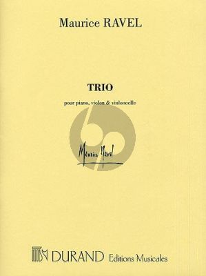 Ravel Trio Violon-Violoncelle et Piano (part./parties) (Durand)