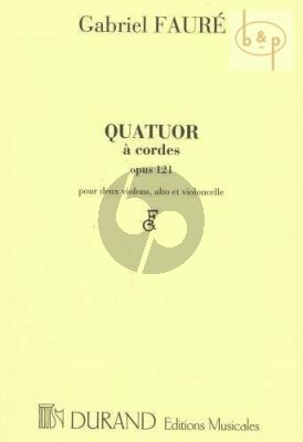 Quatuor a cordes Op.121