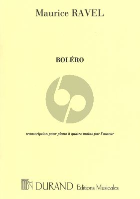 Ravel Bolero for Piano 4 Hands (Transcription par L'auteur)