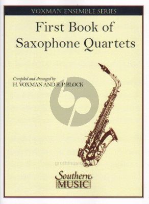 First Book of Saxophone Quartets (AATB) (Score/Parts) (Himie Voxman and Robert P. Block)