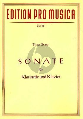 Bruns Sonate Op.22 Klarinette-Klavier