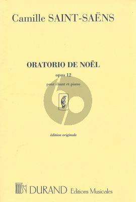 Saint-Saens Oratorio de Noel Op.12 (Soli-Choir-Harp-Organ- Strings) (Vocal Score) (lat.) (Durand)