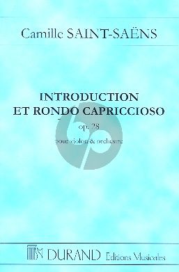 Saint-Saens Introduction & Rondo Capriccioso Op.28 Violin-Orchestra Study Score