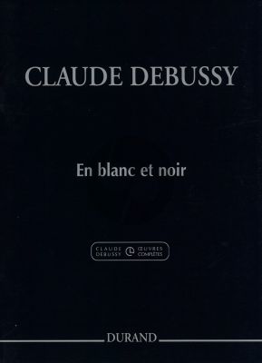 Debussy  En Blanc et Noir 2 pianos (2 copies included)