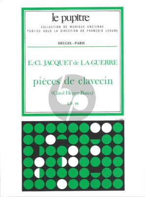 Jacquet de la Guerre Pieces de Clavecin