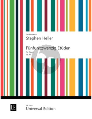 Heller 25 Melodische Etuden Op.45 Klavier