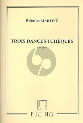 Martinu 3 Danses Tcheques Piano Seul