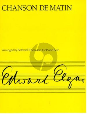 Elgar Chanson de Matin Op.15 No.2 Piano Solo (arranged by Bothwell Thomson)