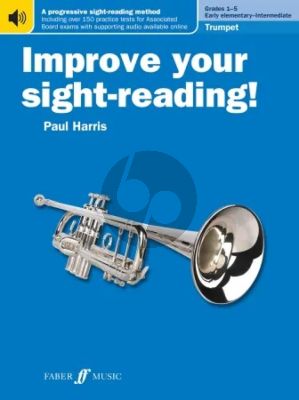 Harris Improve your Sight-Reading for Trumpet Grades 1 - 5 (Book with Audio online)