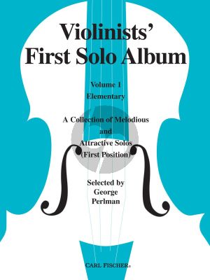 Violinist's First Solo Album Vol. 1 Violin and Piano (selected by George Perlman)