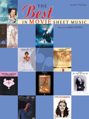 The Best in Movie Sheet Music Easy Piano (arr. Dan Coates)