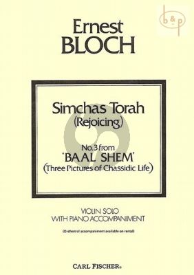 Simchas Torah for Violin and Piano