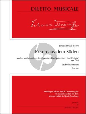 Strauss Rosen aus dem Suden Op.388 Partitur