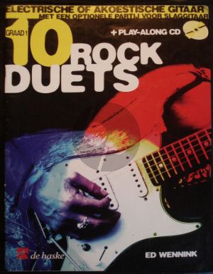 Wennink 10 Rock Duets 2 Guitars (Bk-Cd) (easy level)