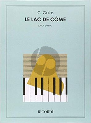 Galas Le Lac de Come (6e Nocturne) Piano solo