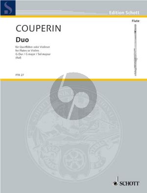Couperin Duo G-major 2 Flutes or 2 Violins (Hugo Ruf)