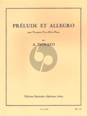 Donato Prelude & Allegro for Trumpet and Piano