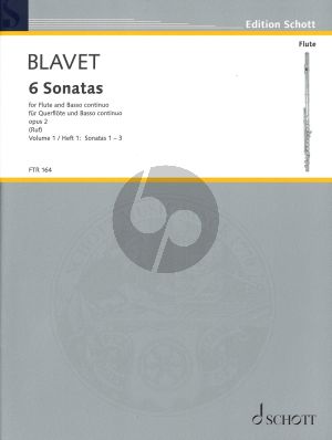 6 Sonatas Op.2 Vol.1 (No.1 - 3) (Flute-Bc) (edited by Hugo Ruf)