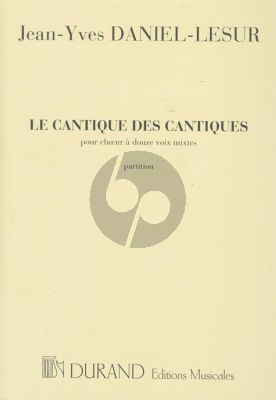 Daniel-Lesur Cantique des Cantiques SSSAAATTTBBB (Partition)