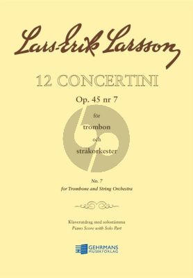 Larsson Concertino Op.45 No.7 Trombone-Piano