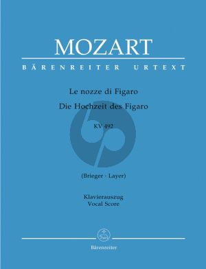 Mozart Le Nozze di Figaro KV 492 Vocal Score (ital./germ.) (edited by Ludwig Finscher) (Barenreiter-Urtext)