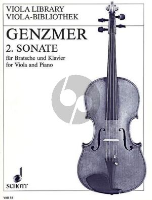 Genzmer Sonate No. 2 GeWV 228 Viola und Klavier