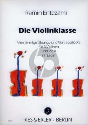 Entezami Violinklasse 3 Violinen-Viola (Vierstimmige Ubungs uns vortragstucke)