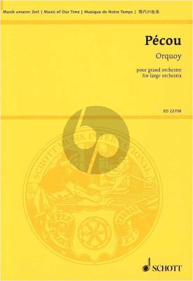 Pecou Orquoy Orchestra Study Score