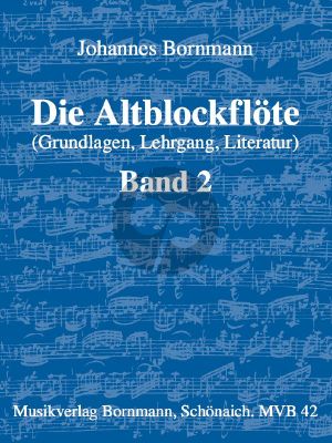 Bornmann  Die Altblockflote Vol.2 - Grundlagen-Lehrgang- Literatur