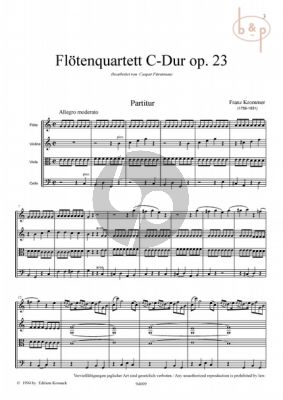 Quartett C-dur Op.23