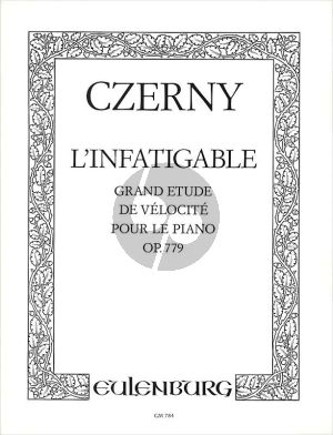 Czerny L'infatigable Grand Etude de Velocite Op.779 Piano