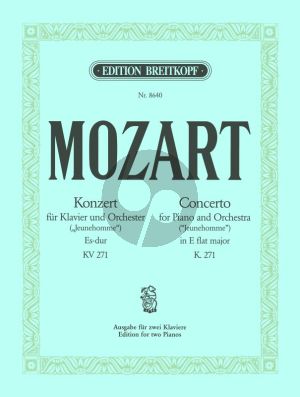 Mozart Konzert KV 271 (Jeunehomme) Es-dur (Ausgabe 2 Klaviere)