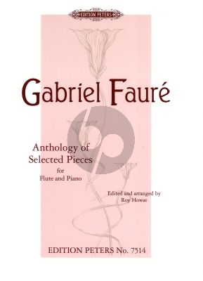 Faure Anthology of Selected Pieces flute-piano